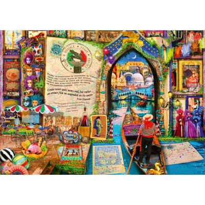 Bluebird Puzzle - Life is an Open Book Venice by Aimee Stewart 4000 pcs.