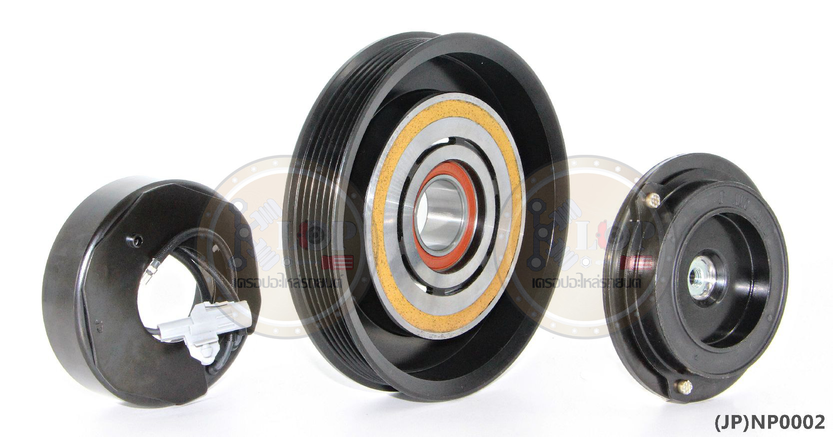 (JP)NP0002-JP ชุดหน้าคลัทช์ JZ ใหญ่ (ญี่ปุ่น) 155mm. 6PK 12V.