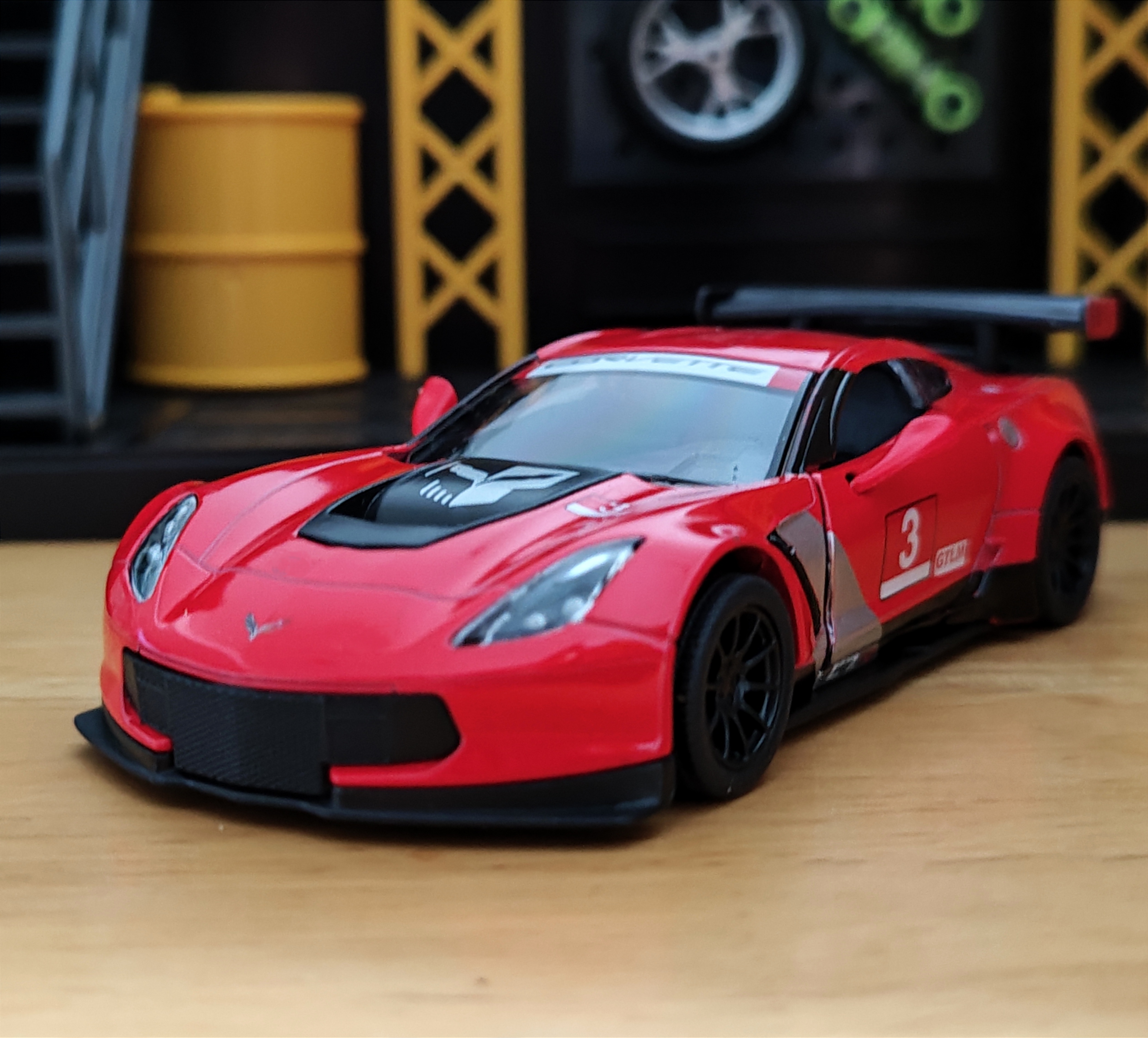 Corvette C7R โมเดลรถเหล็ก (ปลีก-ส่ง)
