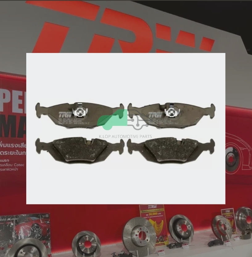 GDB299 ผ้าเบรกหลังแท้ TRW (COTEC) : BMW E30 1987-1991 , E28 1981-1987
