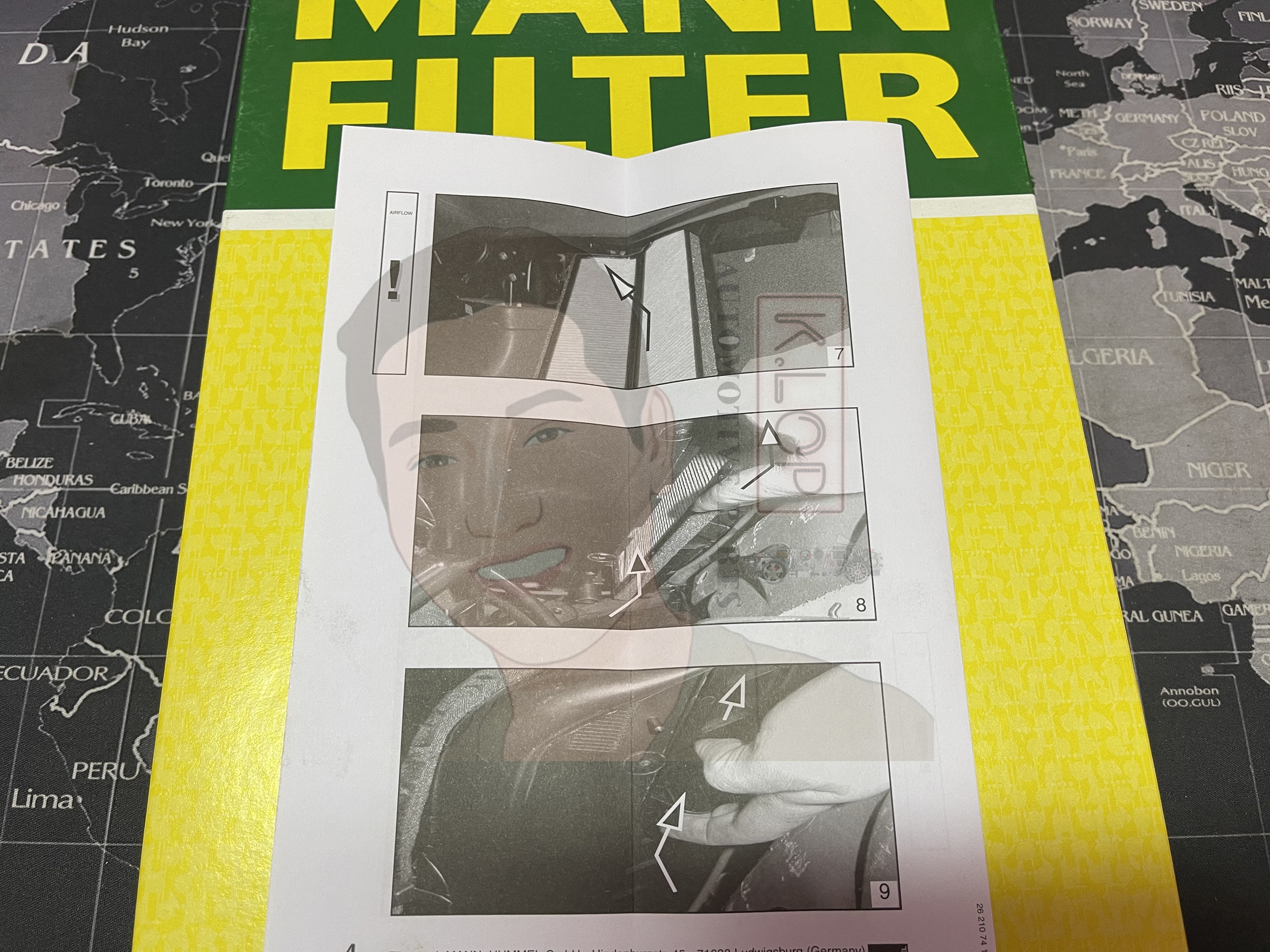 CU3759 ไส้กรองแอร์ BENZ VITO I (638) '95-03' /V200,V220 CDI,V230,V280 เครื่องยนต์ OM601,OM611 (MANN-FILTER***งานพรีเมี่ยมแท้นำเข้ายุโรป) Dimensions(mm.) A=370 B=211 H=28