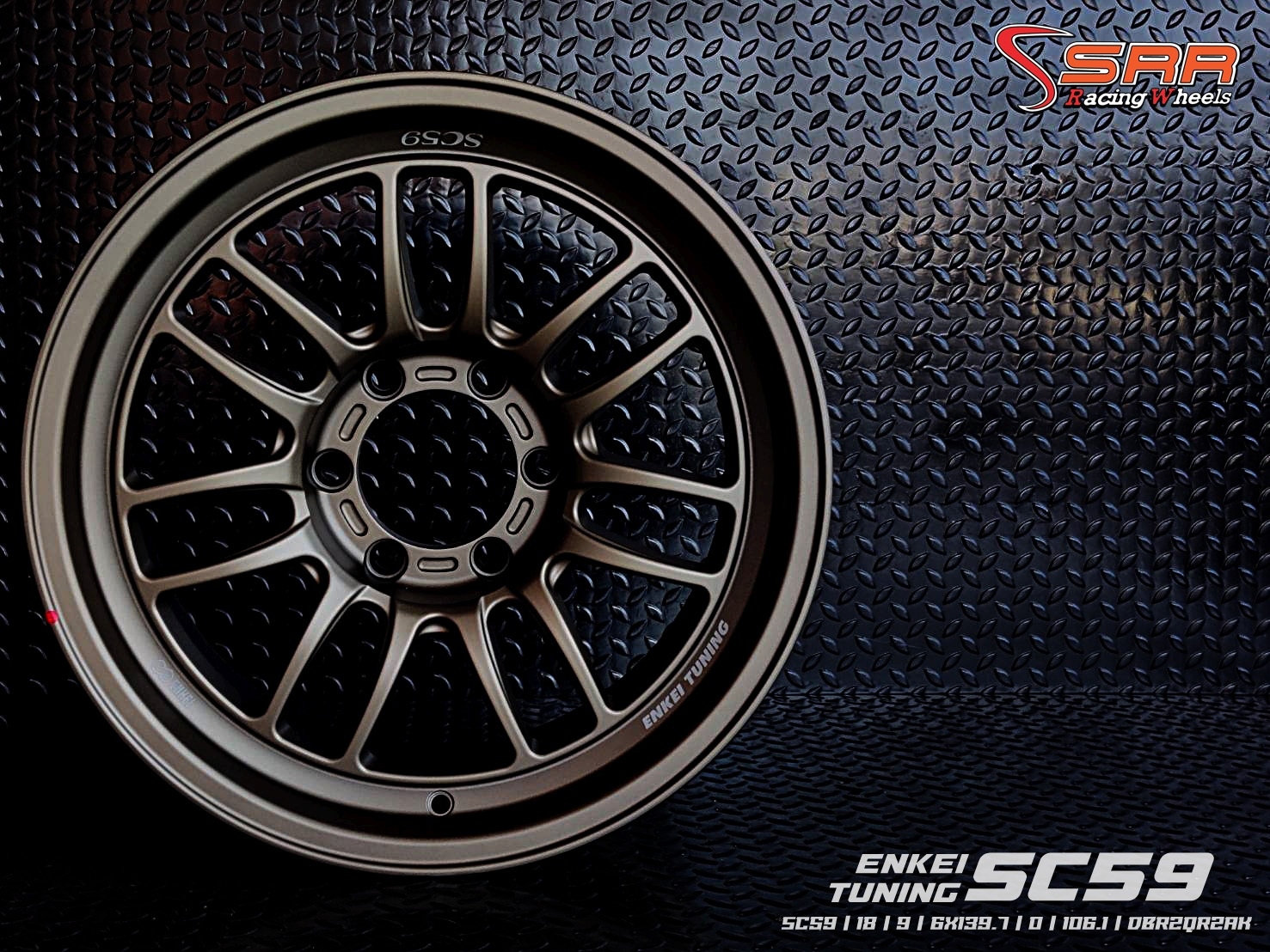 ENKEI TUNING SC59 ขอบ18 6H139.7 ET0 DBR2QR2AK ราคาพิเศษ