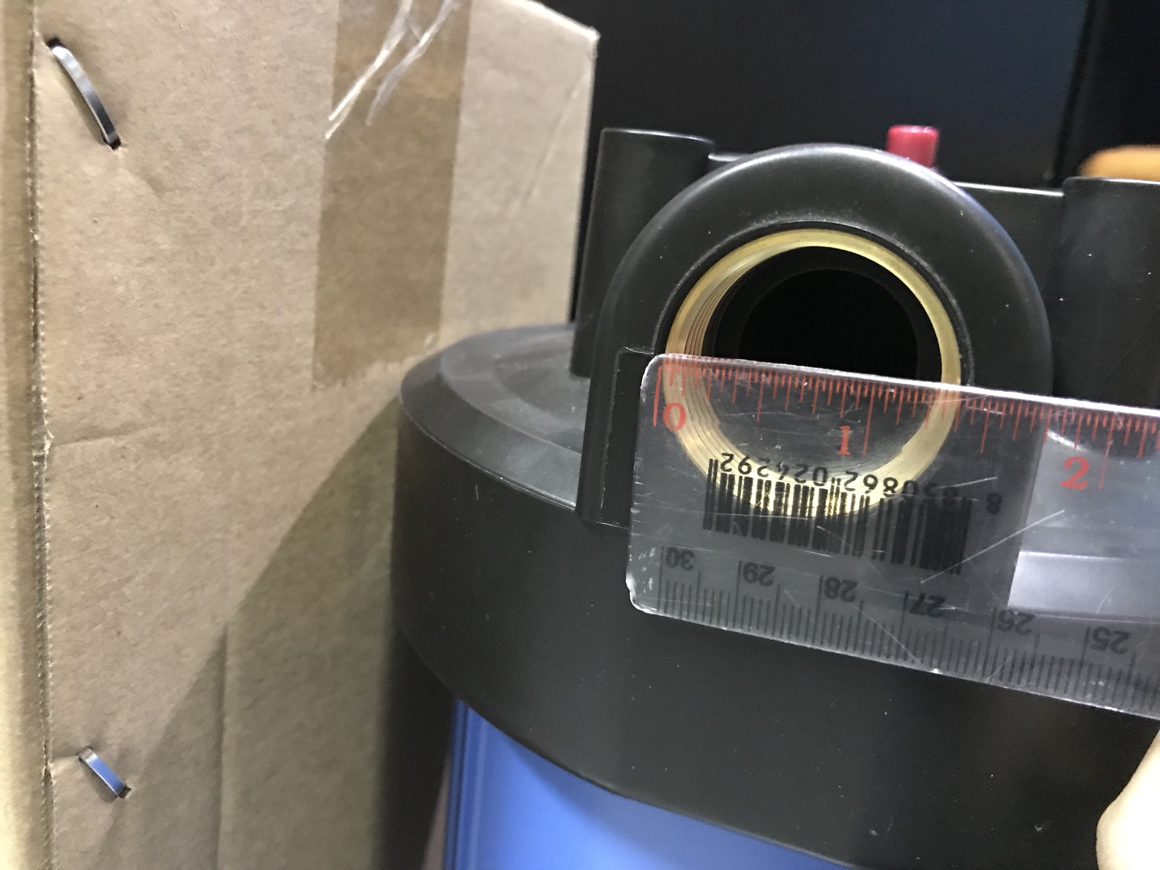 กระบอกกรองน้ำ Housing Big Blue ฟ้า-ทึบ 20 นิ้ว รูเกลียวทองเหลือง 1 นิ้ว 1 โอริง(ครบชุดไม่รวมไส้กรอง) ชิ้น/ลัง