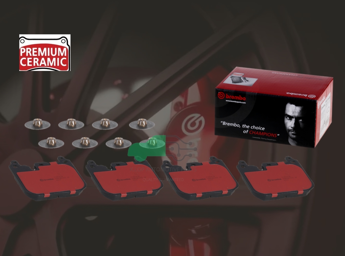 P06 097N ผ้าเบรกหน้า (แท้ BREMBO รุ่น Ceramic) MINI F56 (One, One D, One First, Cooper, Cooper S) 2017-