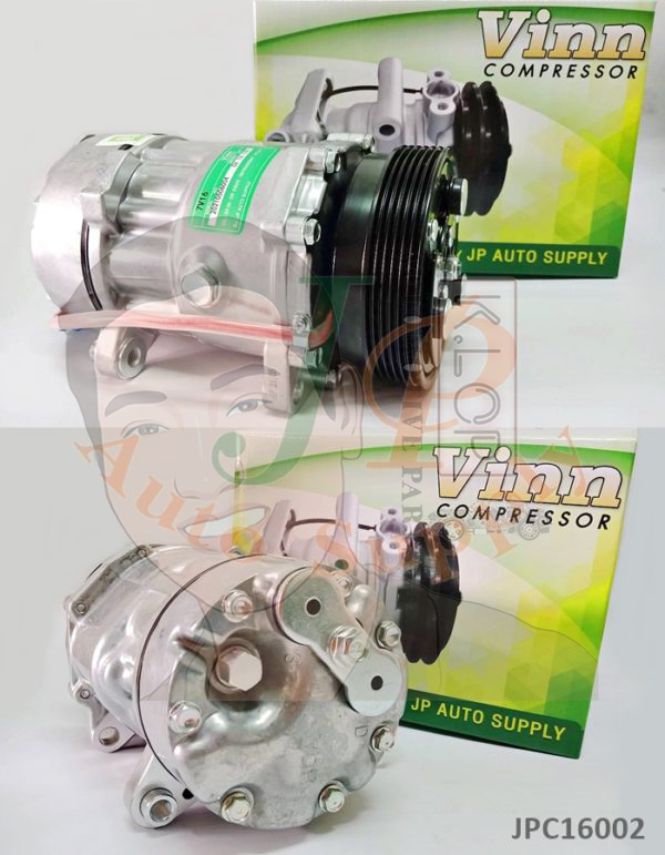 JPC16002 คอมแอร์ยี่ห้อ Vinn (SD 7V16 VOLK (โฟล์ค) 4 ขา สายคู่))