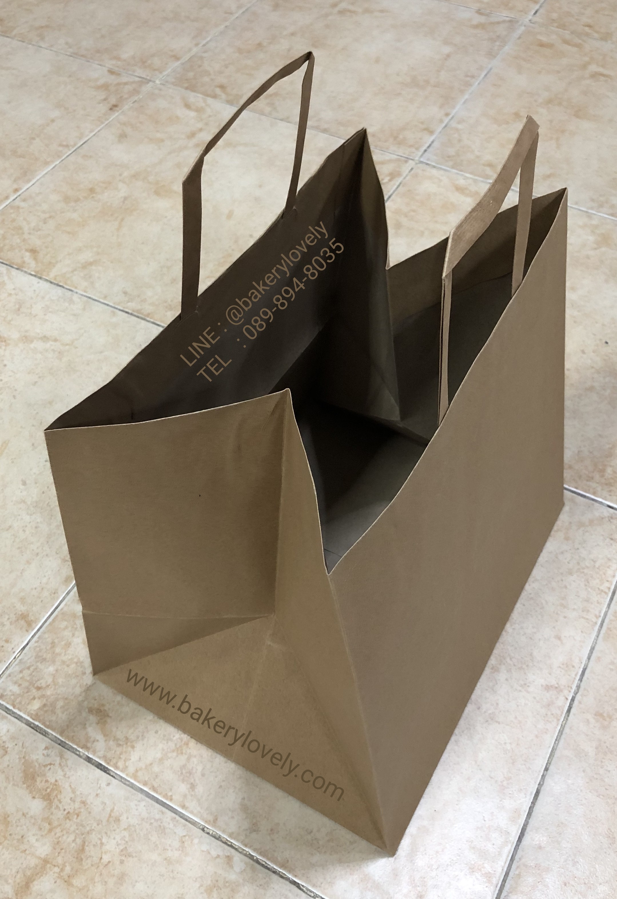 ถุงกระดาษหูหิ้ว ( กระดาษ )