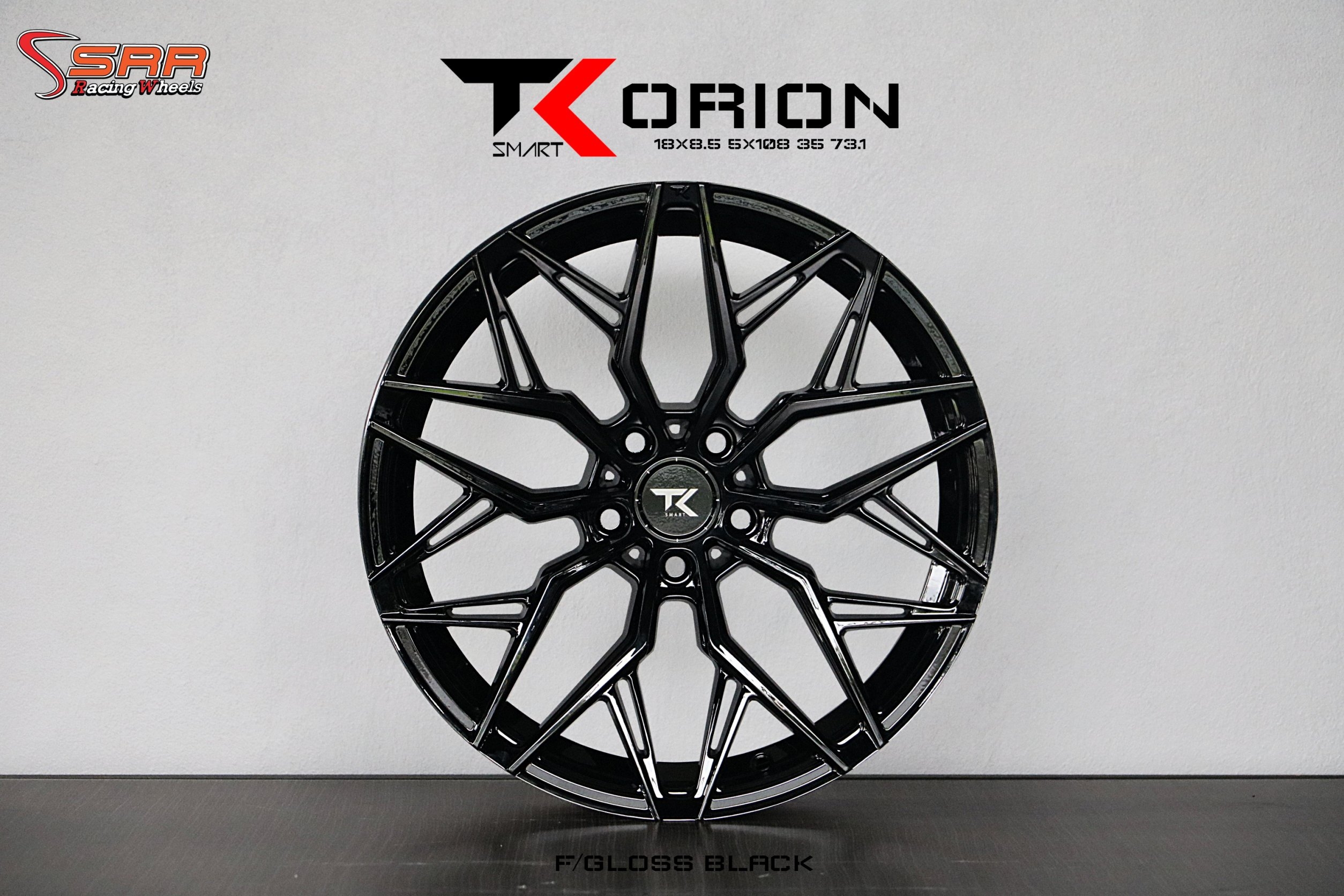 TK-ORION ขอบ18 5x108 ET35 F/Gloss Black