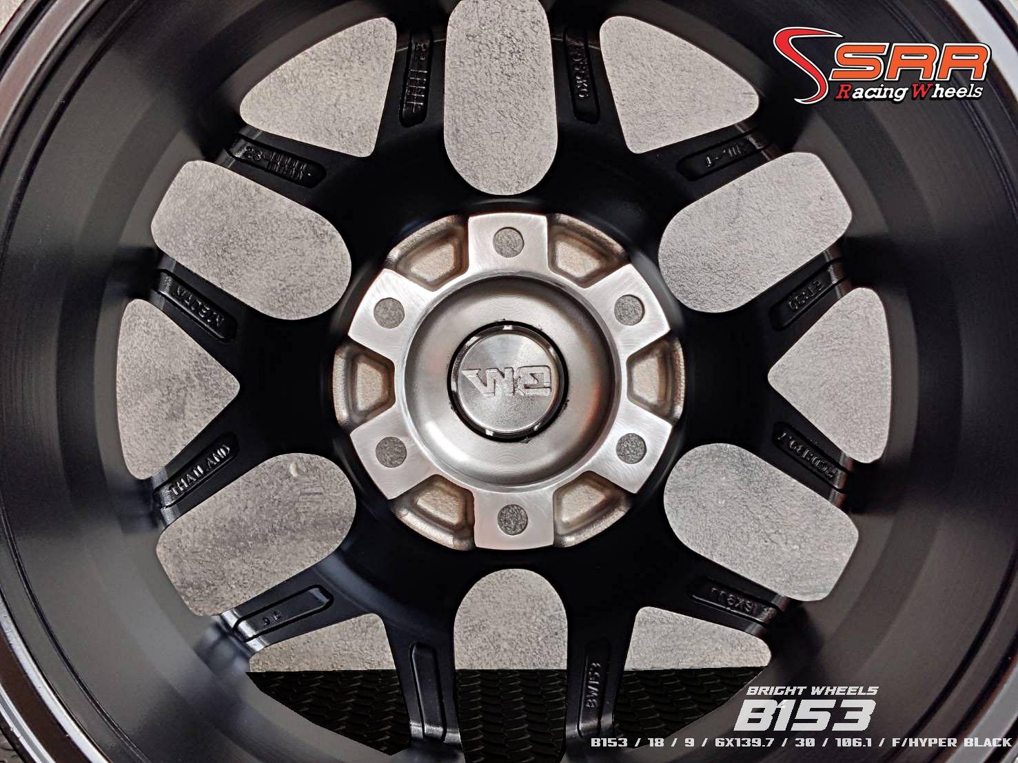 BW B153 ขอบ18 6x139.7 ET30 F/HYPER BLACK ราคาพิเศษ