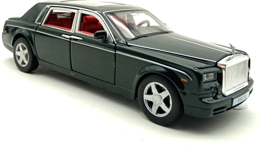 โมเดลรถเหล็ก โรสรอยด์ Rolls-Royce Phantom scale 1:32 มีเสียง มีไฟ (ปลีก-ส่ง)