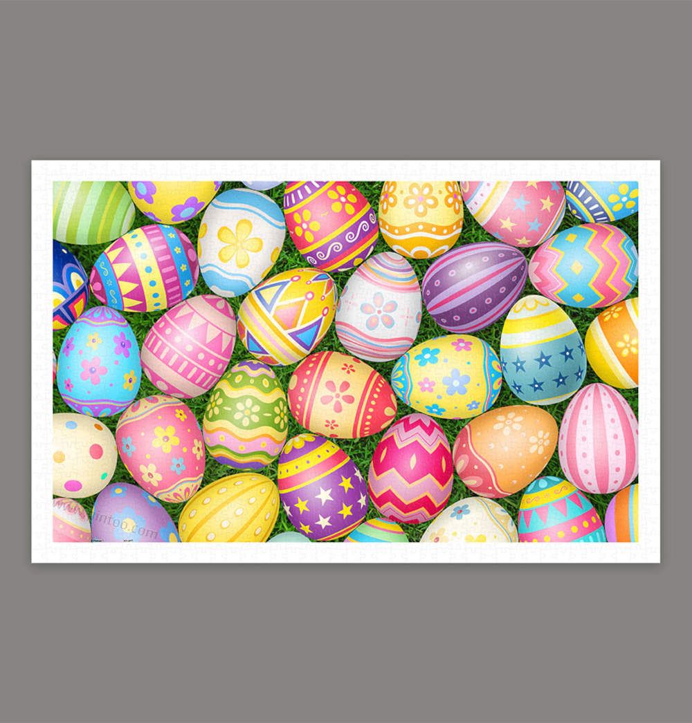 Pintoo - Happy Easter Colorful Eggs 1000 pcs.