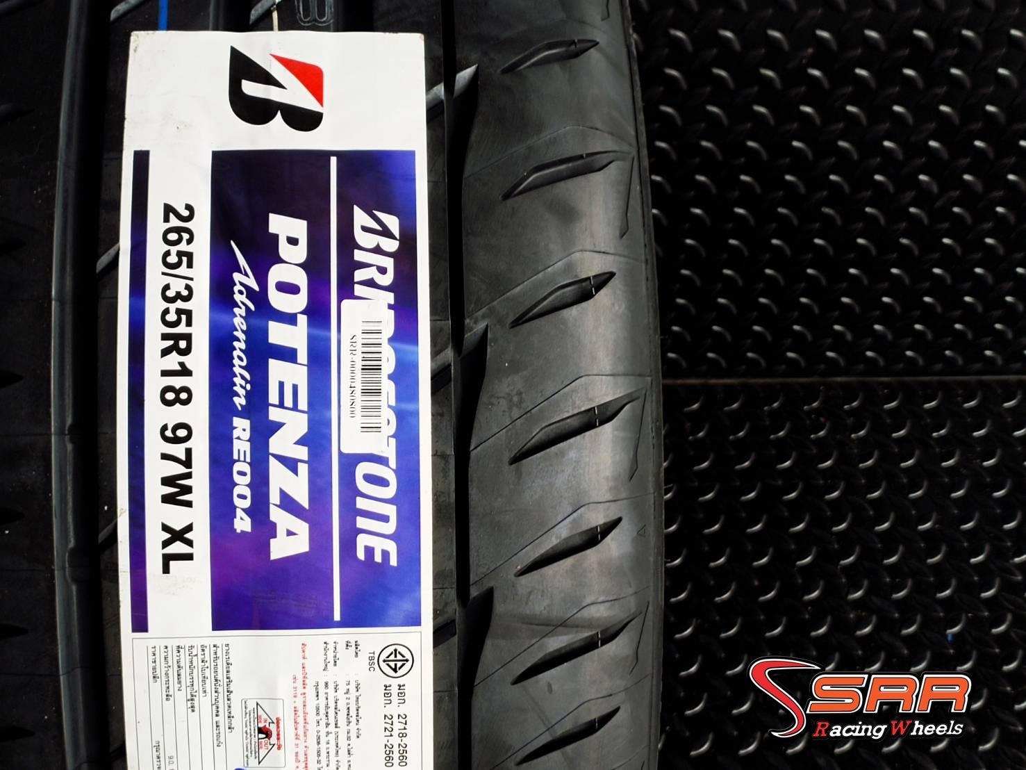 BRIDGESTONE RE004 265/35R18 ยางใหม่ ยางสปอร์ต ราคาพิเศษ