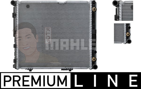 หม้อน้ำ BENZ D(W124) 200D,300D : OM603 ยี่ห้อ (MAHLE)