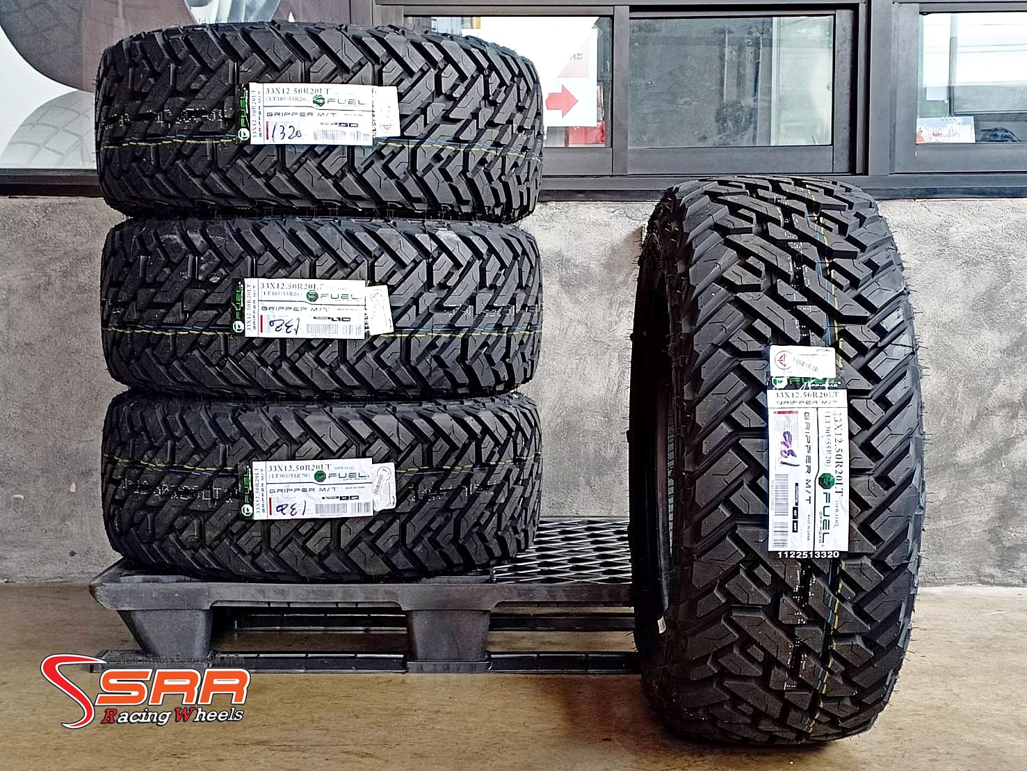 FUEL OFF-ROAD GRIPPER M/T 33x12.5R20 ยางMud-Terrain ราคาพิเศษ