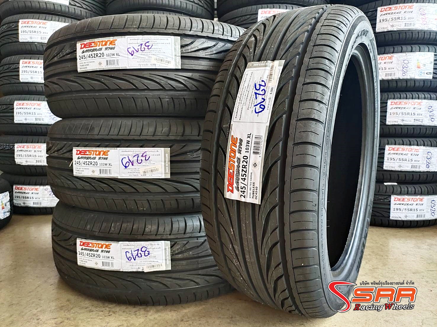 DEESTONE CARRERAS R702 245/45R20 ราคาพิเศษ เส้นละ 4,000 บาท