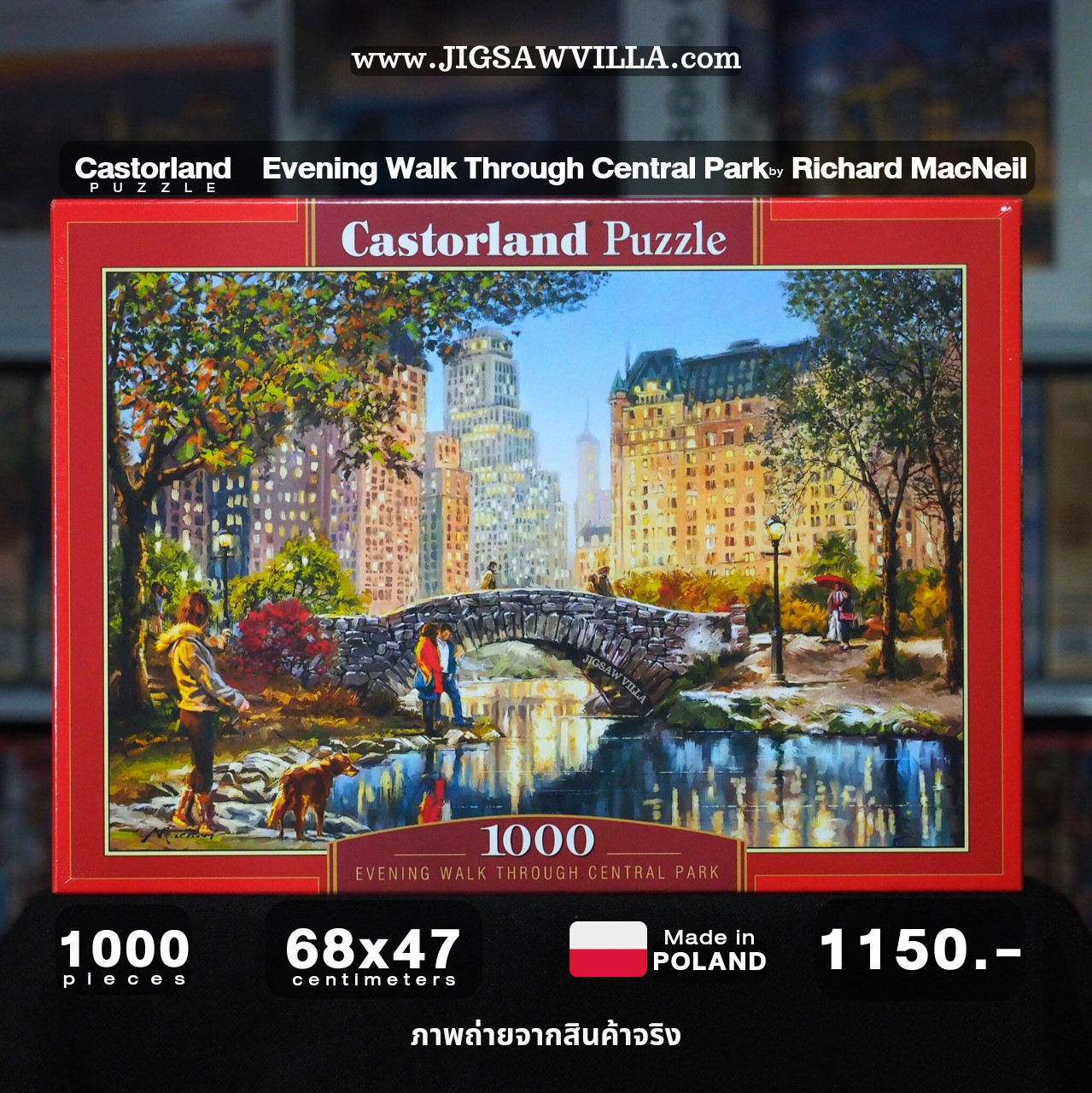 Castorland - Evening Walk Through Central Park by Richard MacNeil 1000 pcs.