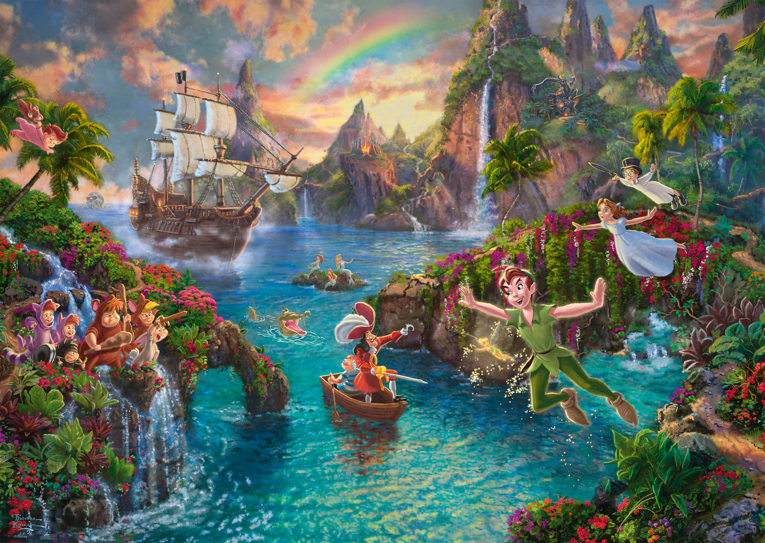Schmidt - Disney : Peter Pan's Never Land by Thomas Kinkade 1000 pcs.