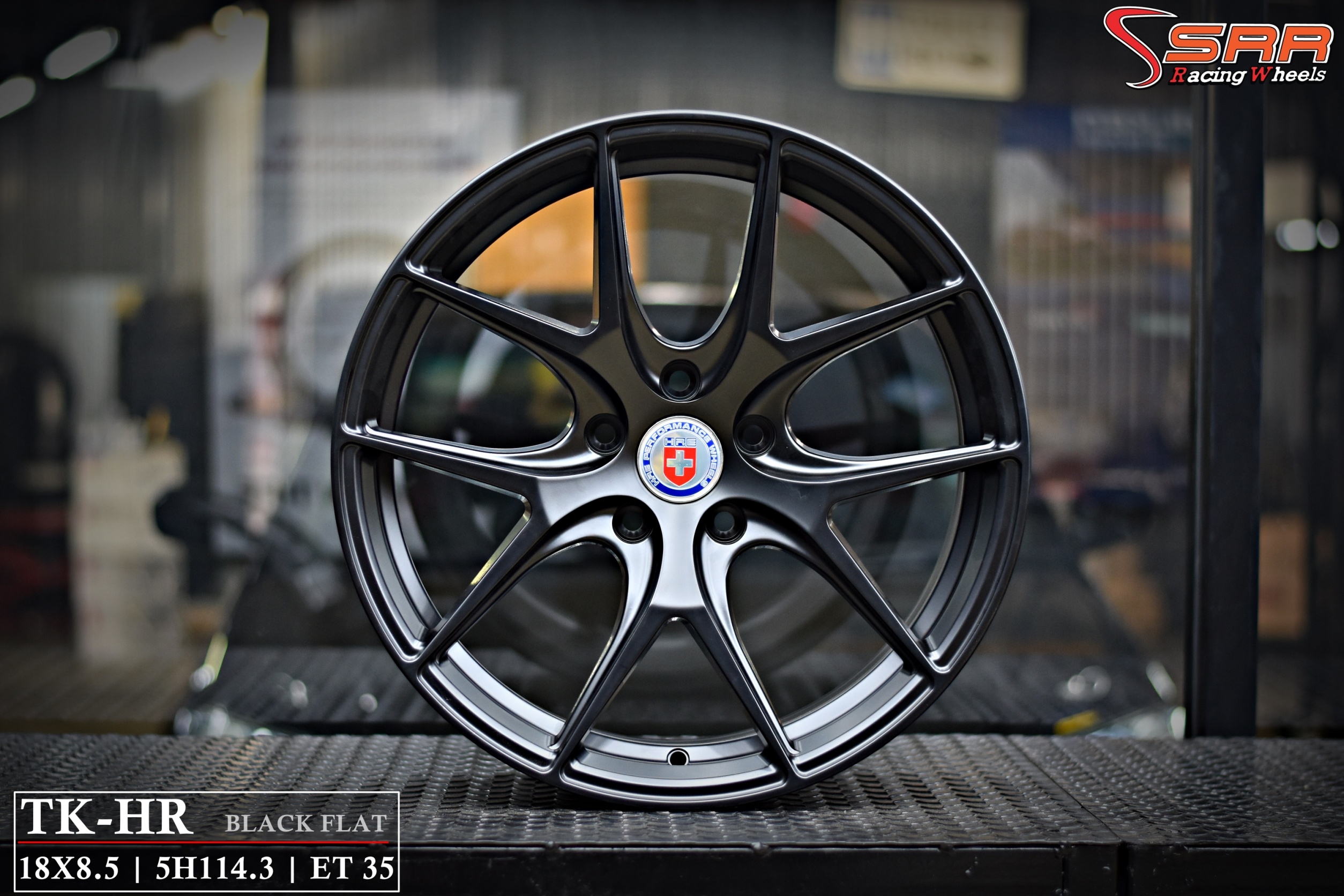 HRE TKHR ขอบ18 5H114.3 ET35 BLACK FLAT ราคาพิเศษ