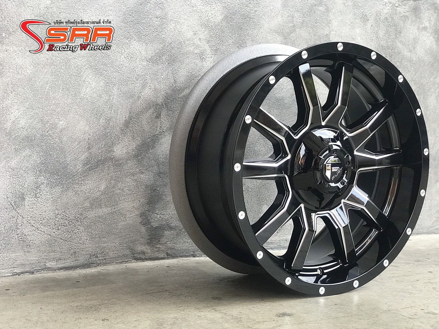 FUEL-VANDAL D627 ขอบ20 ET20 GLOSS BLACK / MILLED