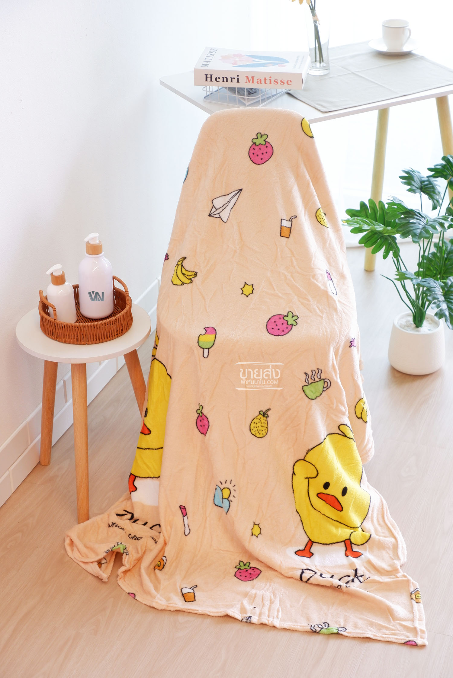 ผ้าห่มนาโนส่ง 59 บาทลายการ์ตูน 4 ฟุตรุ่นบาง 100ผืน