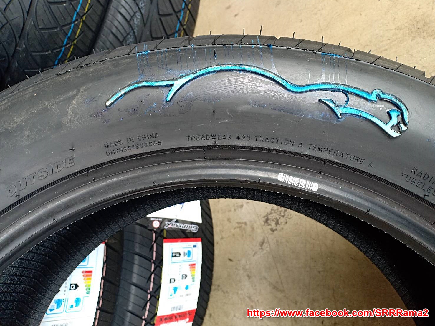 GRIPMAX BLACK PANTHER 265/50R20 ยางใหม่ขอบขาว