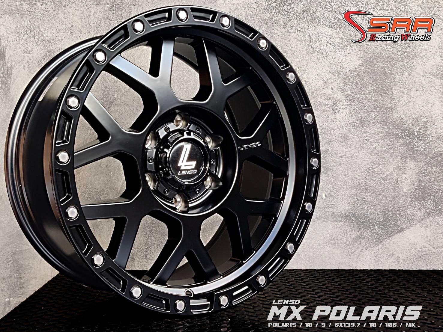 LENSO MX-POLARIS ขอบ18 6x139.7 ET18 มีทั้งหมด 3สี ราคาพิเศษ