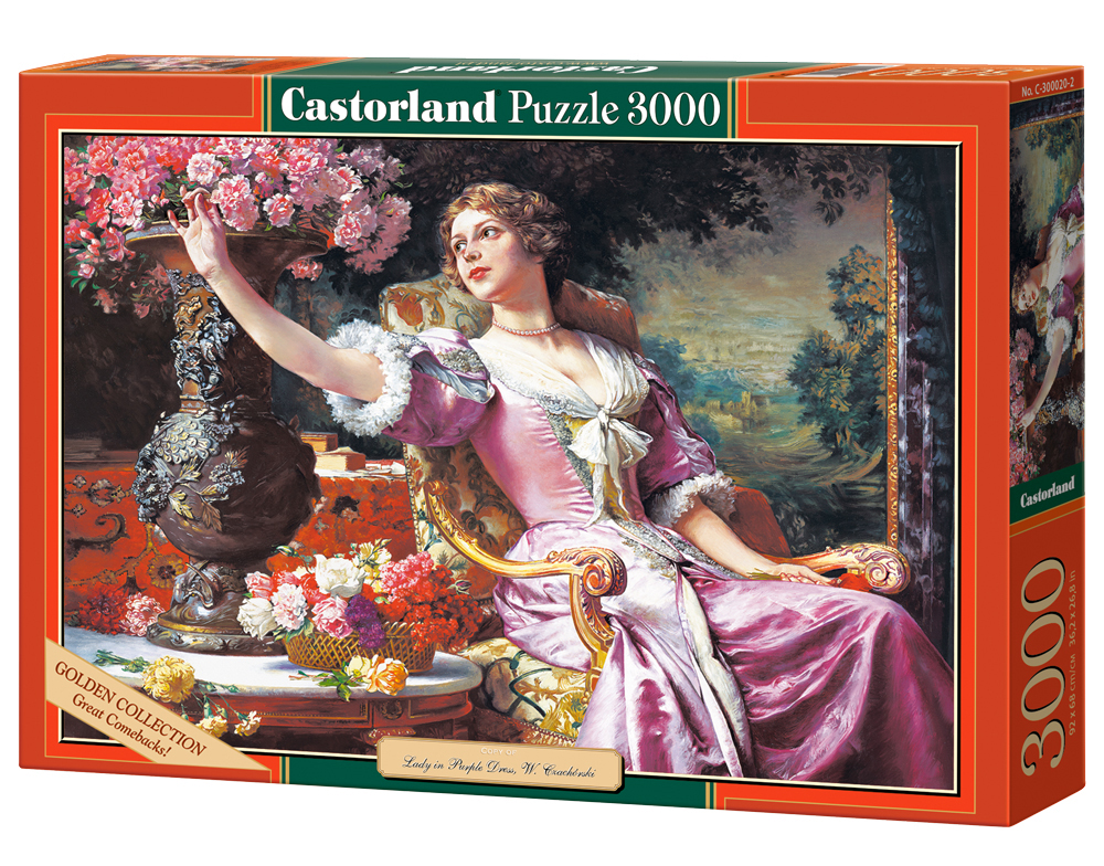 Castorland - Lady in Purple Dress by W.Czachórski 3000 pcs.