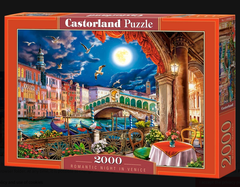 Castorland - Romantic Night in Venice 2000 pcs.