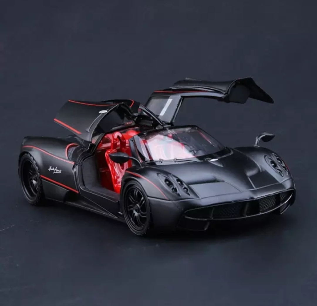 Pagani Huayra สีดำด้าน โมเดลรถเหล็ก scale 1:24 (ปลีก-ส่ง)