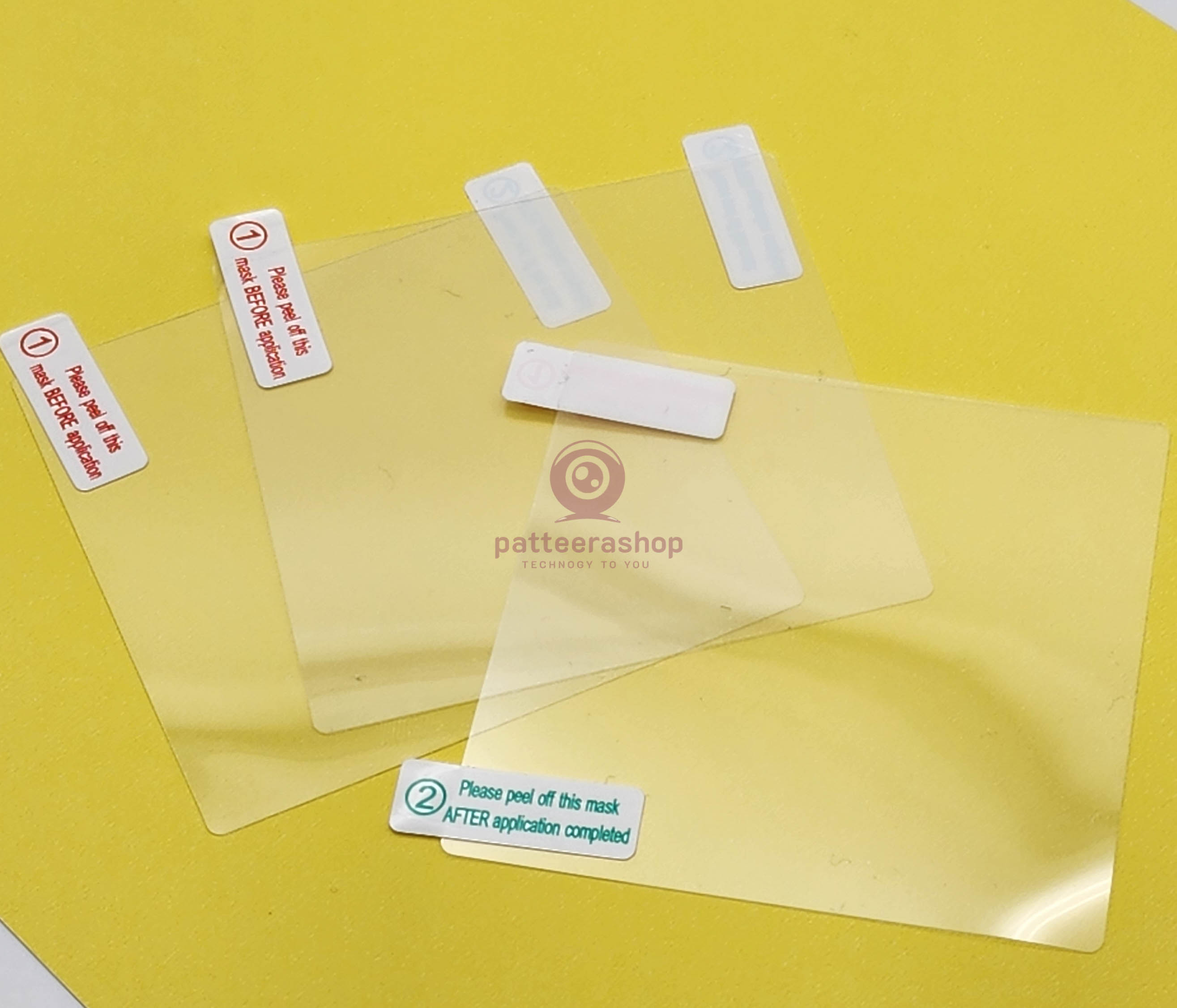 แผ่นฟิล์มใสสูญญากาศ electrostatic film (แพค3ชิ้น) 8x8 ซม. ใช้สำหรับ ติดกล้องติดรถยนต์ หรือ Easy Pass