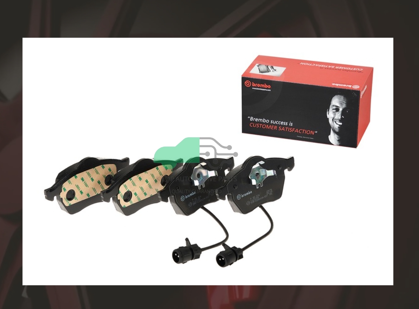P85 026B ผ้าเบรกหน้า แท้ BREMBO รุ่น BLACK : Audi 100 C3 (2.3), A6 C4 (2.3) 90-95