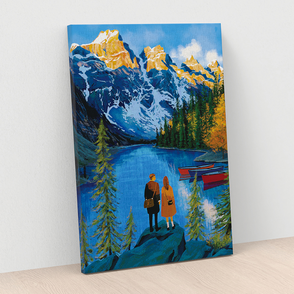 Pintoo - Moraine Lake Promise by Paco Yao (Canvas) 696 pcs.