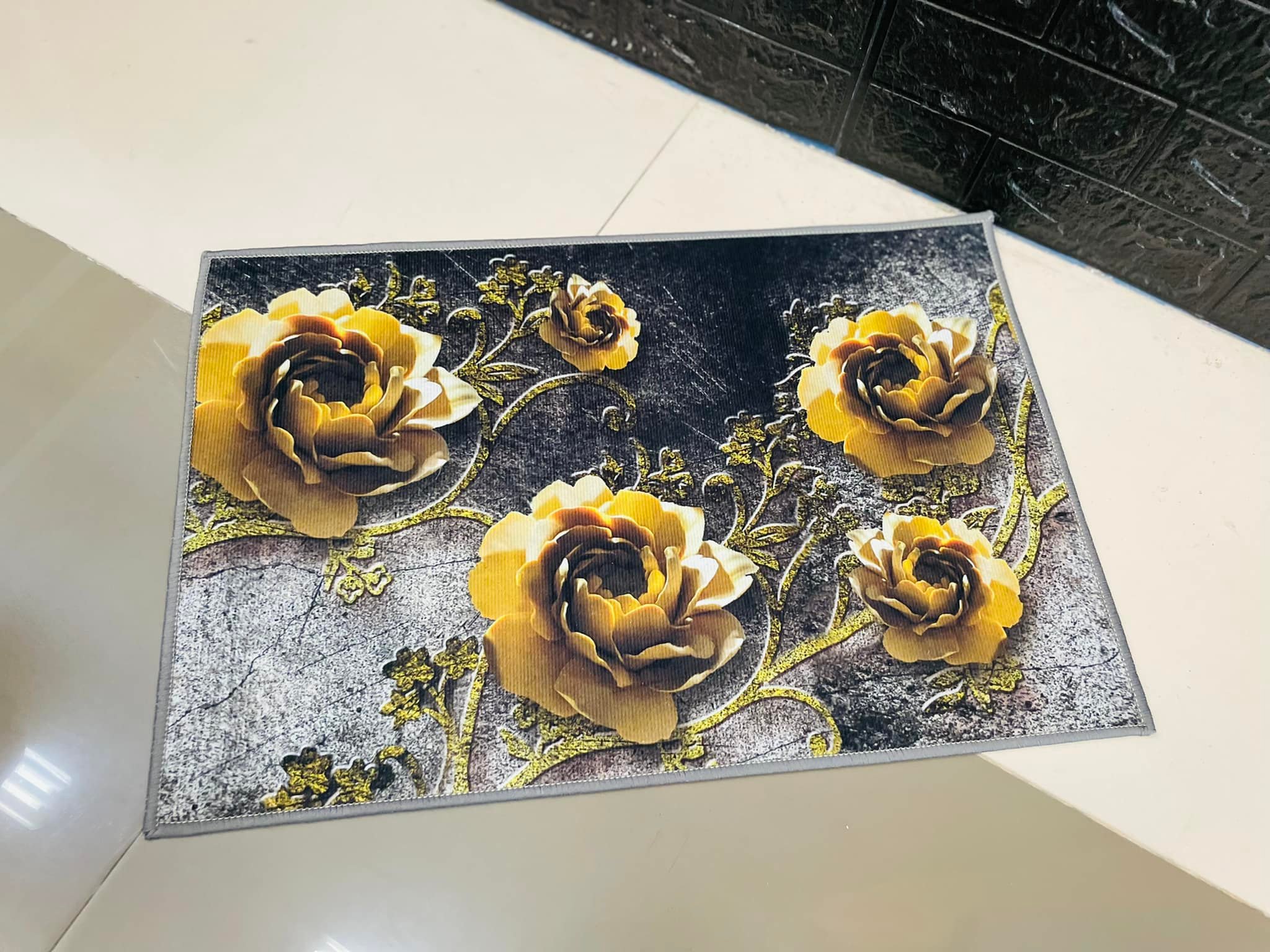 พรมเช็ดเท้า 3D ขนาด 40*60cm (10ผืน)