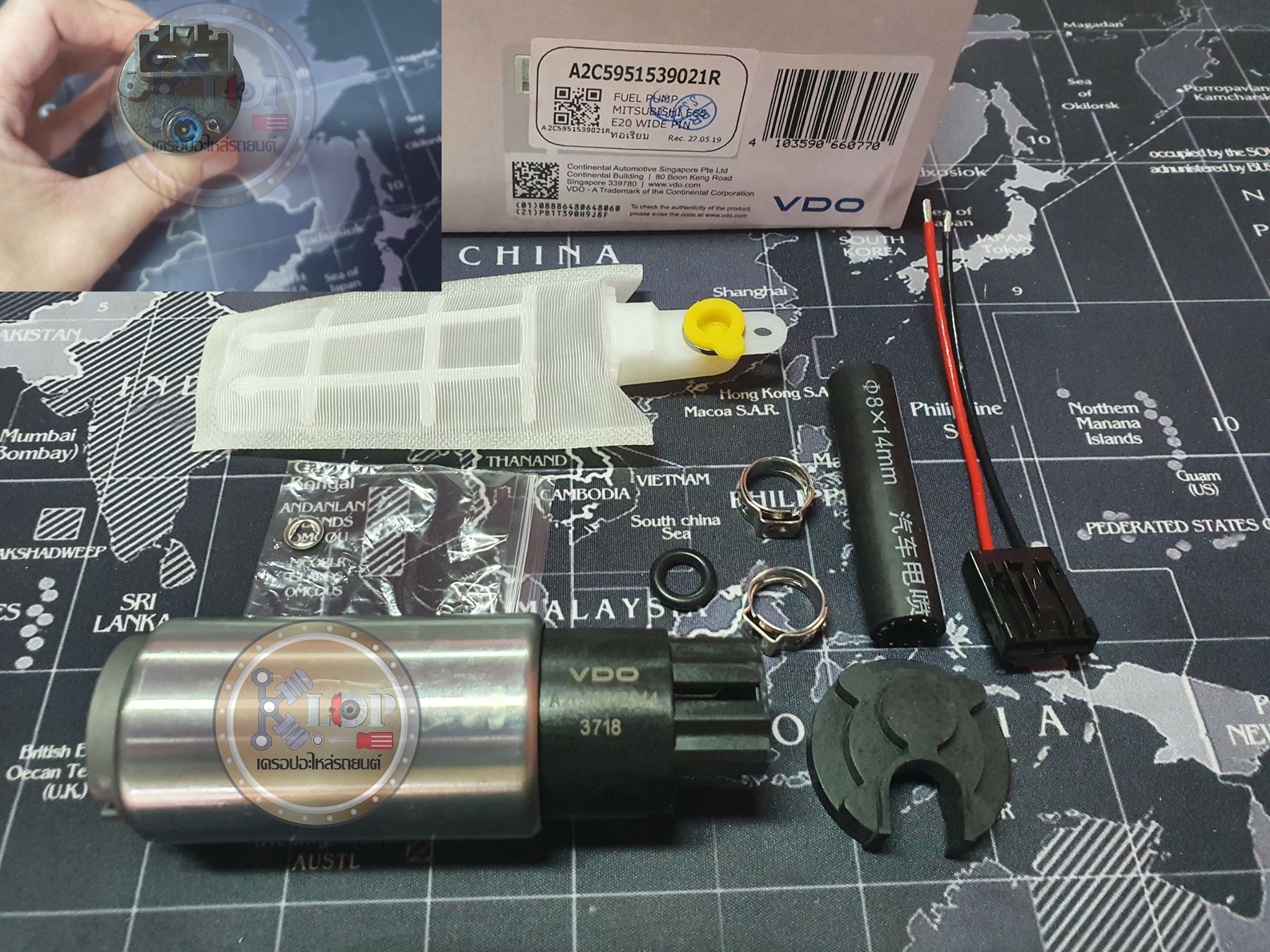 (ปั้มติ๊กน้ำมันเชื้อเพลิง VDO) MITSUBISHI LANCER EX หรือ รถ MITSU ดัดแปลงใช้ E85 ปลั๊กใหญ่