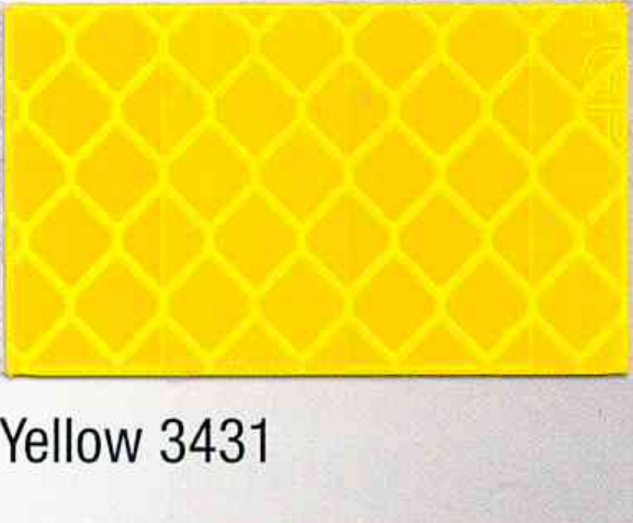 EGP3431 สีเหลือง สติ๊กเกอร์สะท้อนแสง หน้ากว้าง 24"