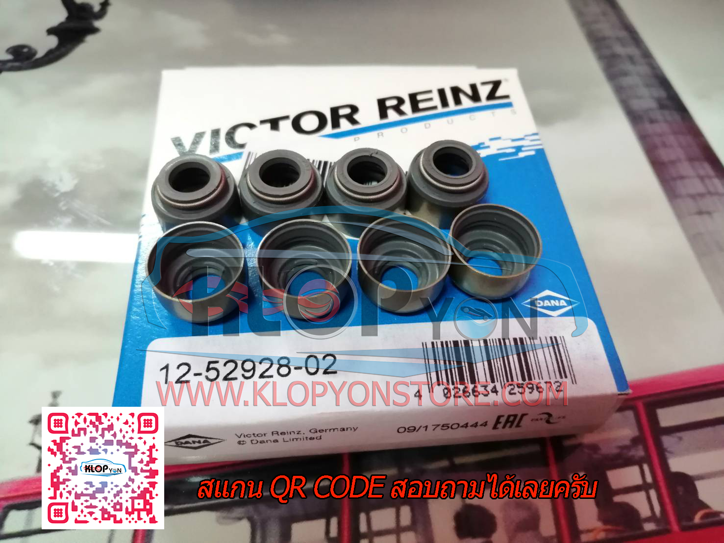 ชุดซีลก้านวาล์ว VICTOR REINZ-(TOYOTA) 2L-II,3L,5L,1KZ-TE