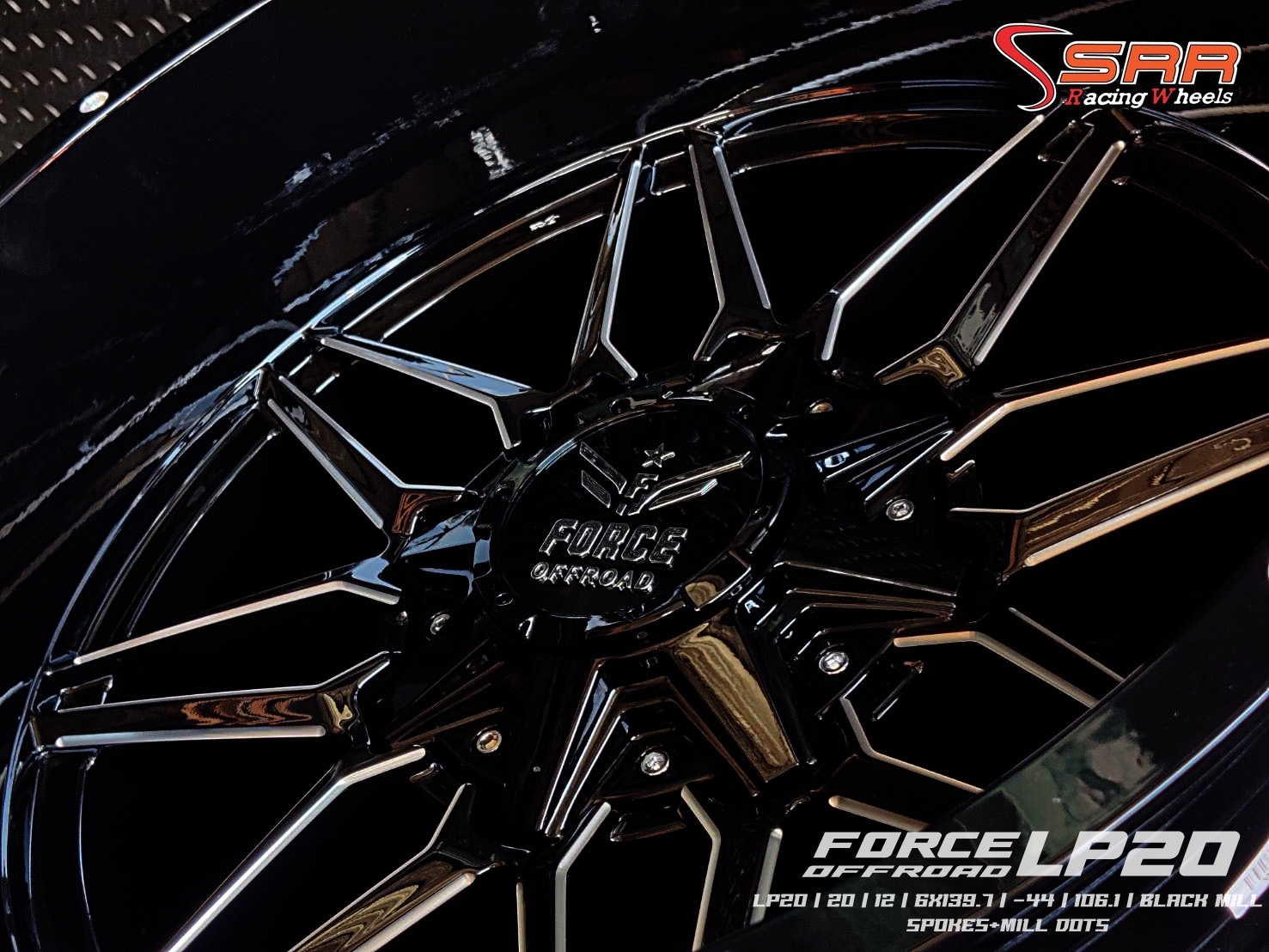 OASIS LP20 ขอบ20x12 6H139.7 ET-44 ราคาพิเศษพร้อมติดตั้ง