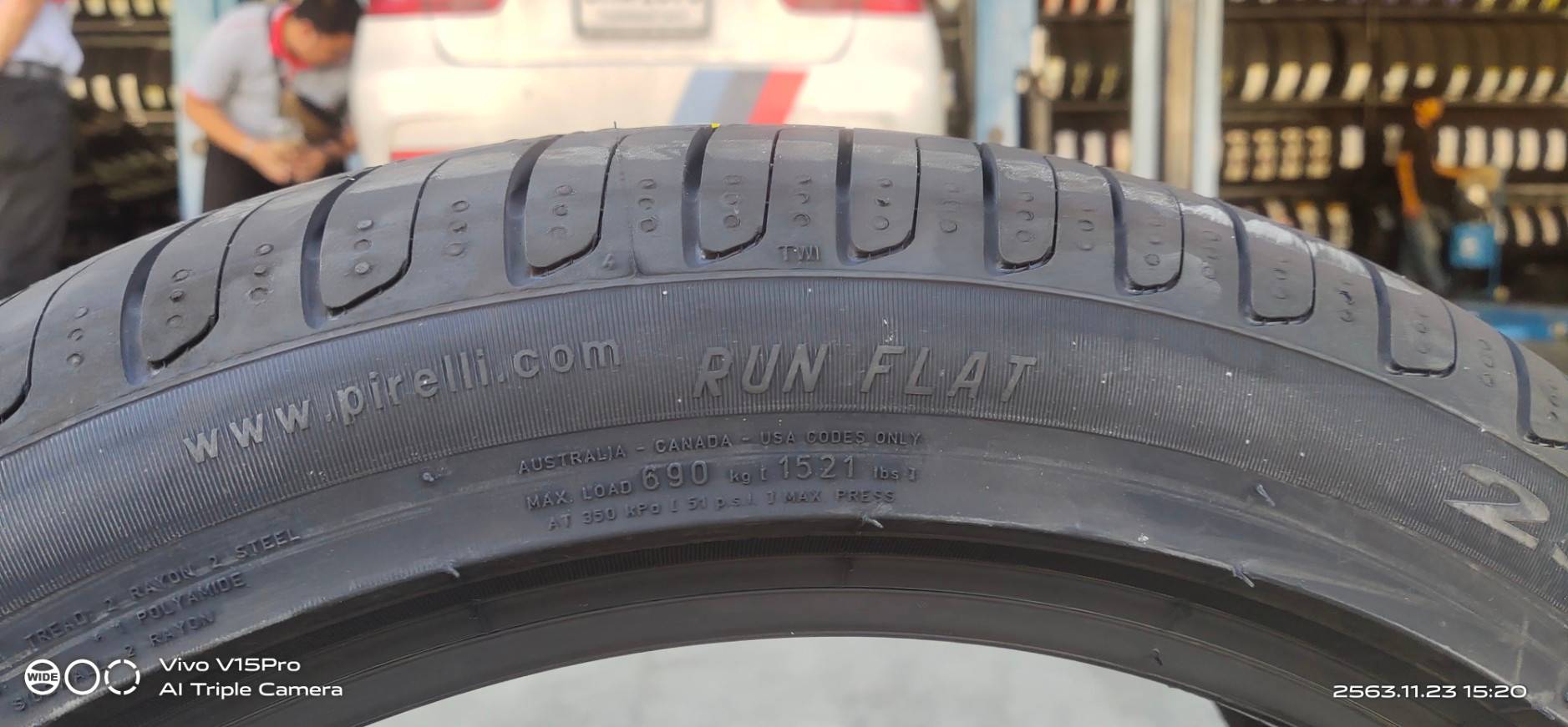 PIRELLI CINTURATO P7 R-F 225/45R18 ยางรันแฟลต ปี20 ราคาพิเศษ