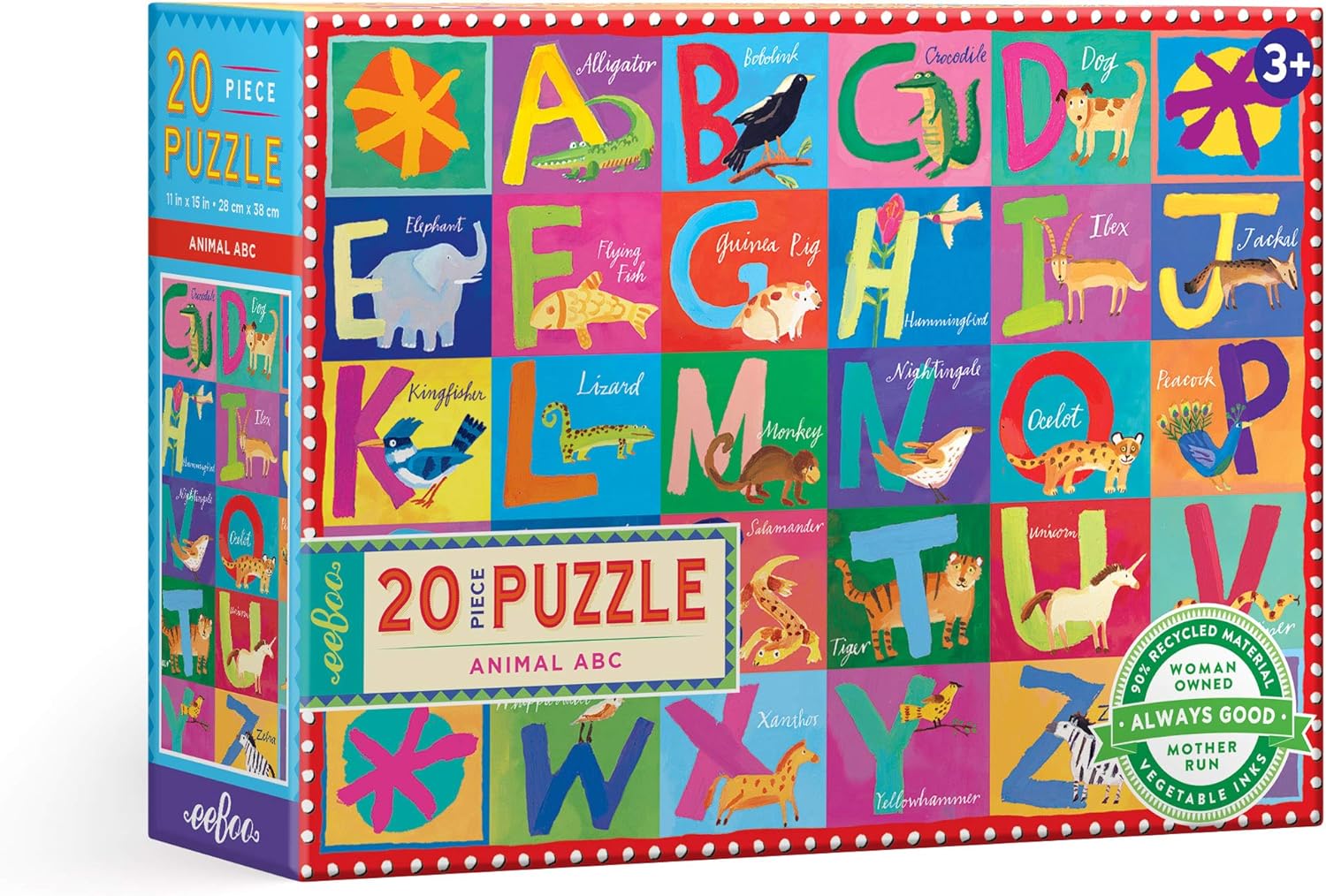 eeBoo - Animal ABC (28x38 cm.) 20 pcs.