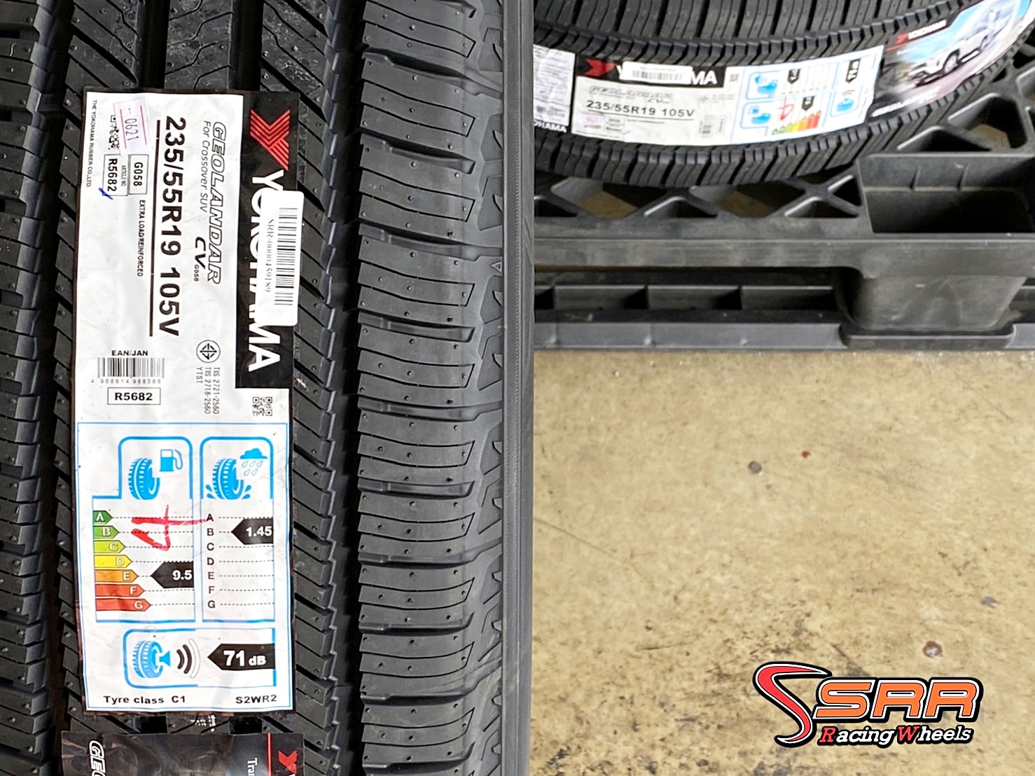 YOKOHAMA GEOLANDAR CV G058 235/55R19 ยางใหม่ปี21 ราคาพิเศษ