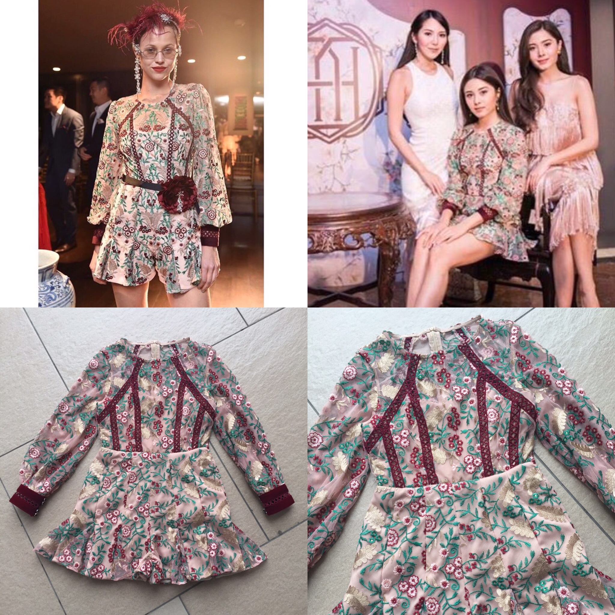 *พร้อมส่ง*Thea Playsuit :: จั้มสูทแขนยาวตัวสวยสุดปัง