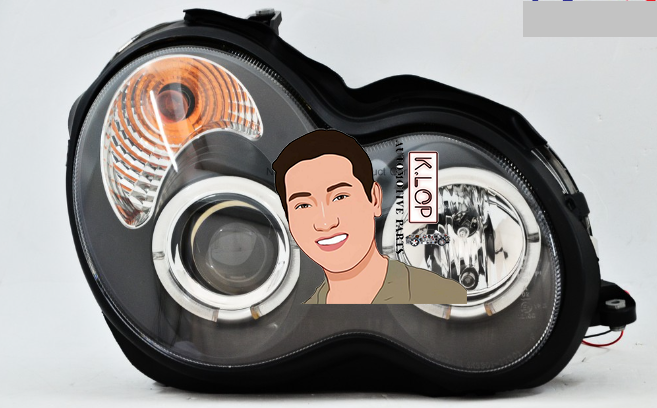 ไฟหน้า MERCEDES BENZ W203 ปี 2002-2005 PROJECTOR SONAR (โฉมแรก ก่อน Facelift) /ต่อคู่