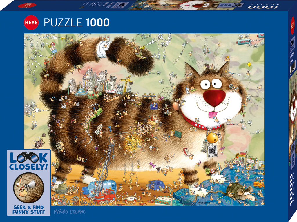 HEYE - Look Closely! : At The Cat by Marino Degano 1000 pcs.