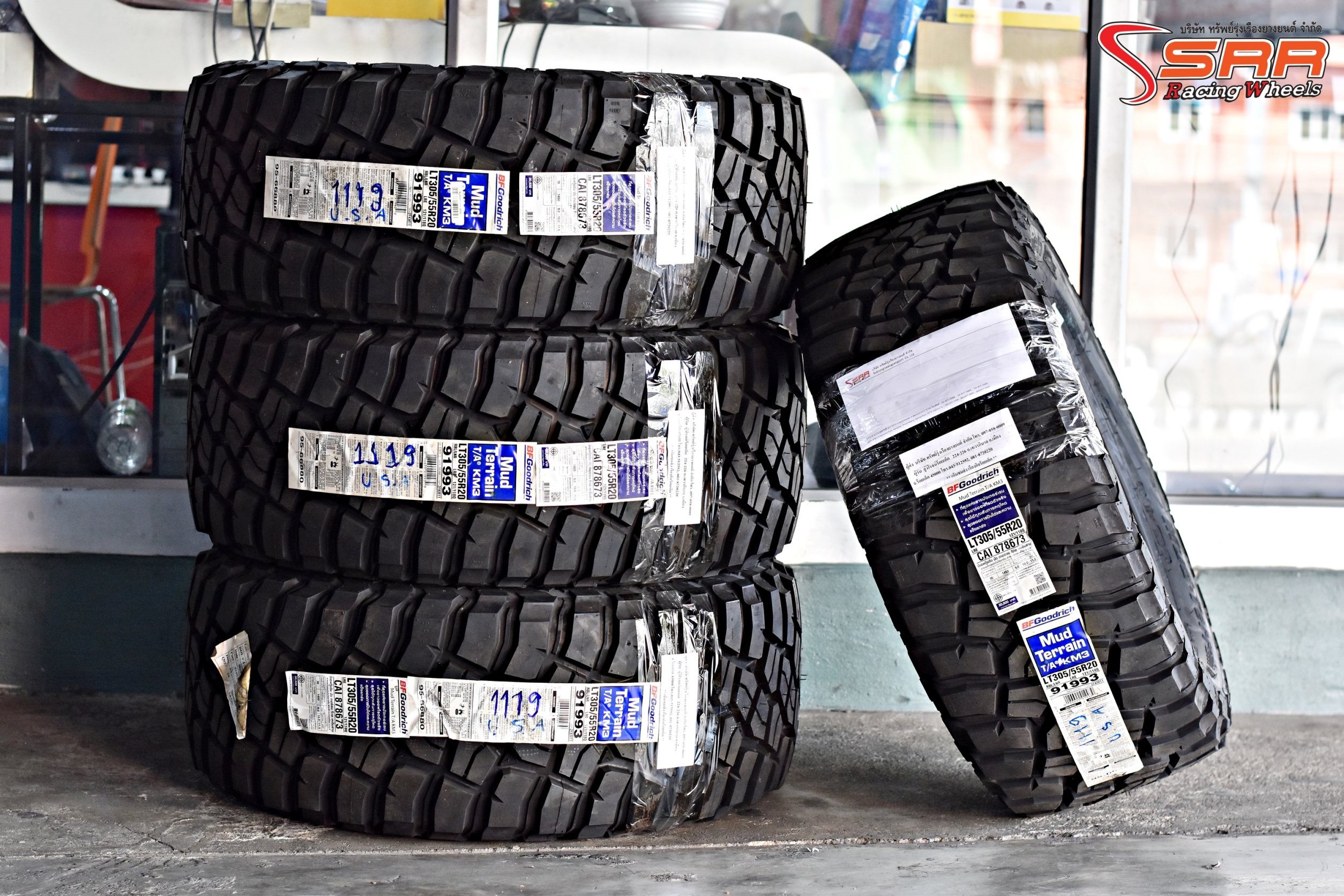 BFGoodrich Mud Terrain T/A KM3 305/55R20 ยางมัดเทอร์เรนU.S.A.