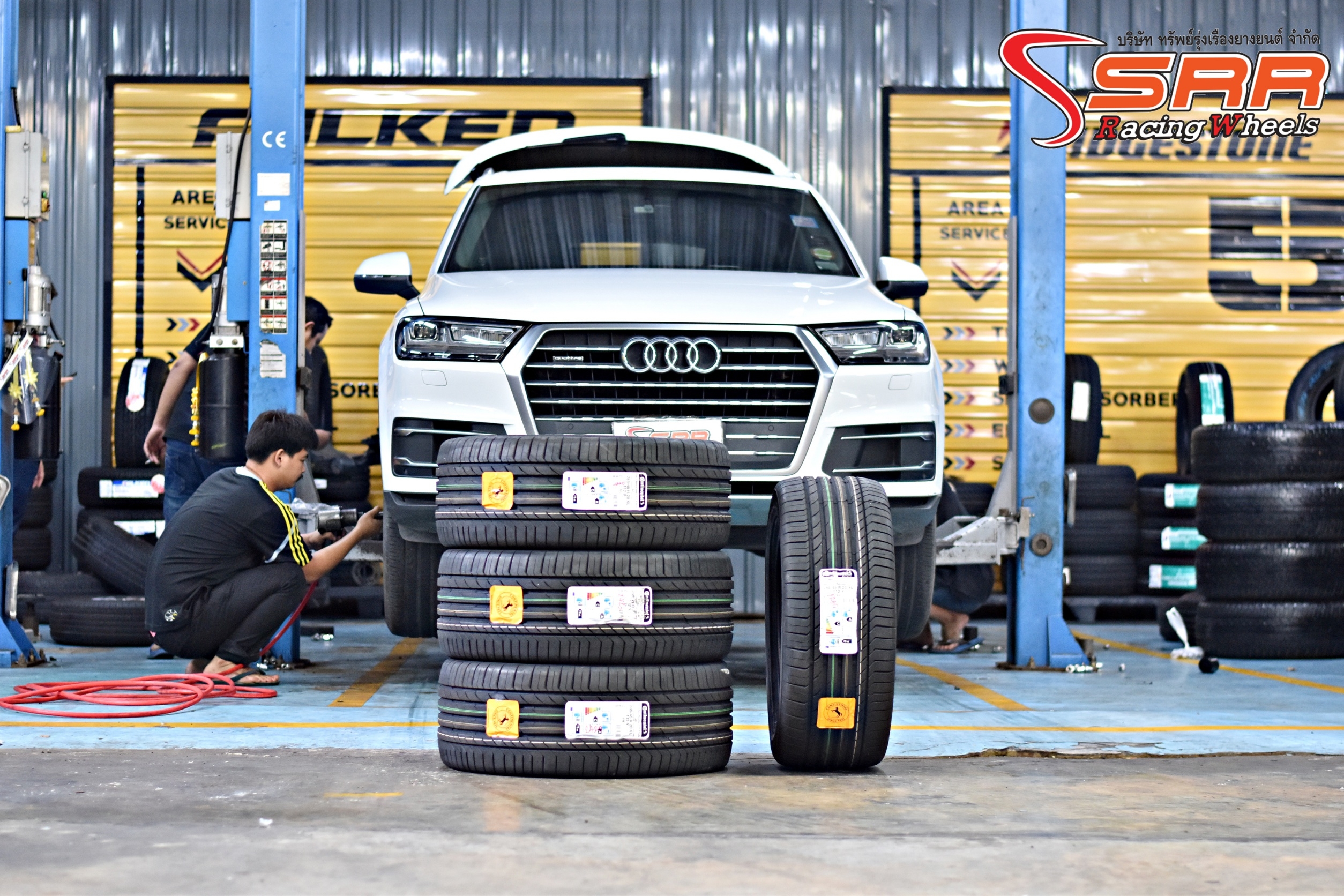 CONTINENTAL ContiSportContact 5 SUV AO 285/45R20 ยางสำหรับใส่รถAUDI Q7
