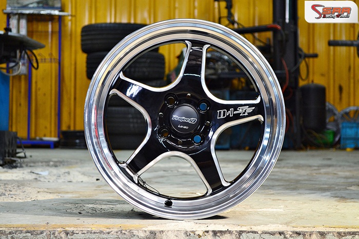 Project-D D-1SF ขอบ15 นิ้ว 4x100 BKMA