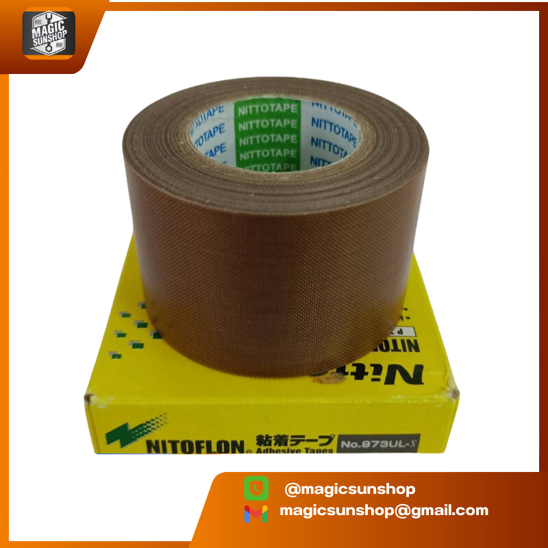 916196 Nitto Tape:Nitoflon 973UL-S Size 0.18×38×10M (Brow)