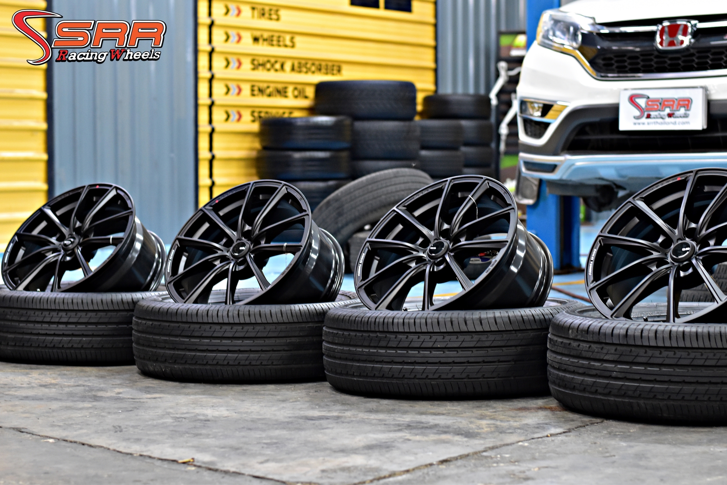 ENKEI TUNING SC50 ขอบ18 5H114.3 ET35 DBK2K