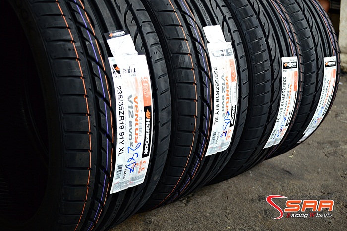 HANKOOK VENTUS V12 EVO2 235/35ZR19 ยางใหม่ ราคาพิเศษ ที่SRR