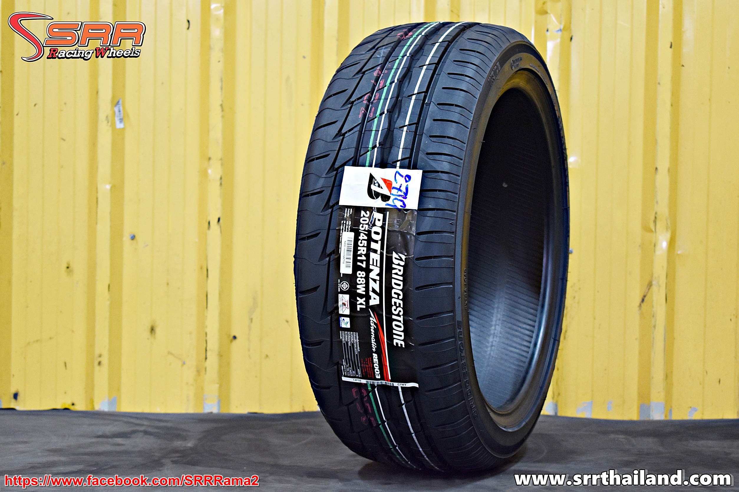 BRIDGESTONE RE003 205/45R17 ยางสปอร์ต ปี2020 ราคาพิเศษ