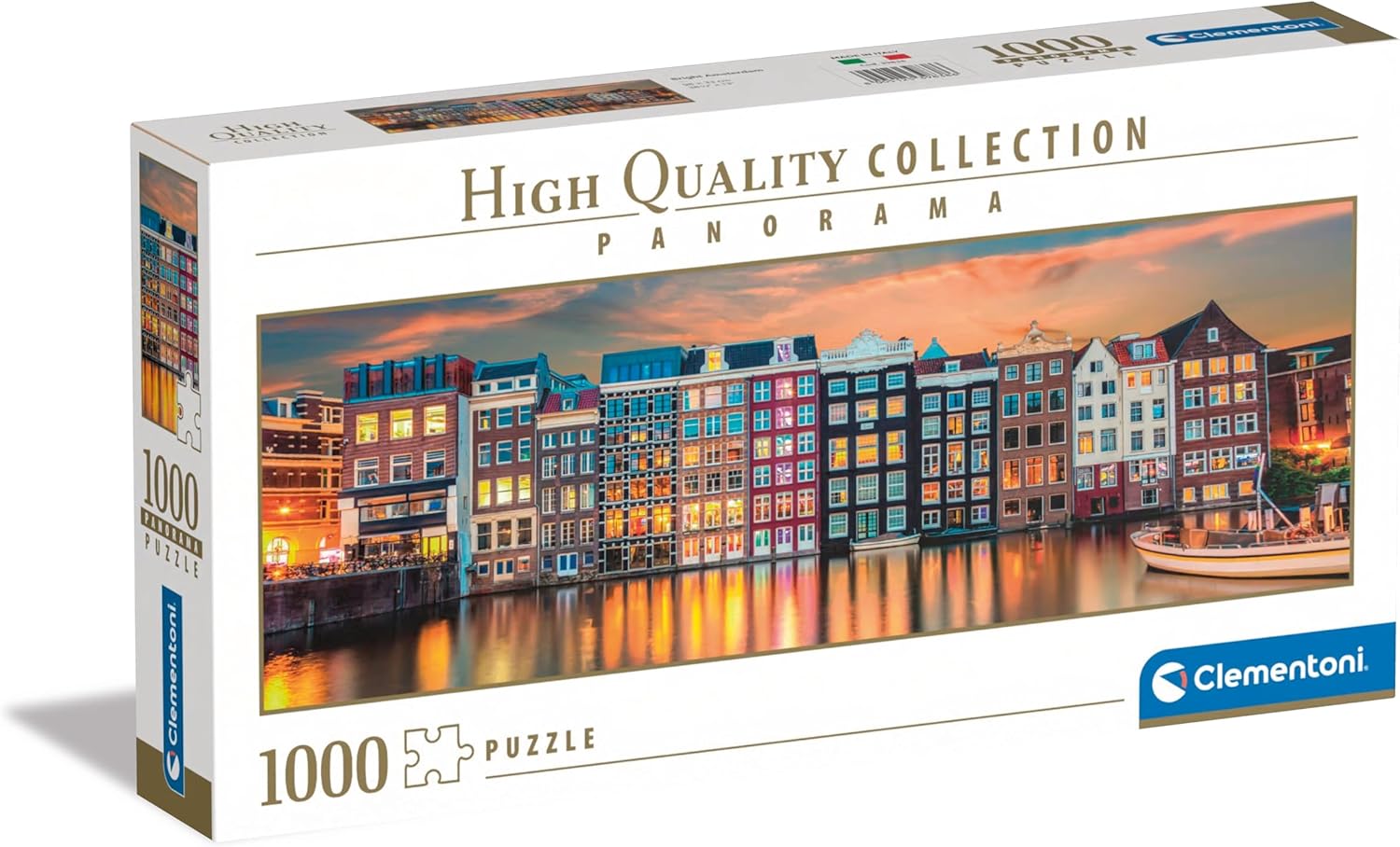 Clementoni - Bright Amsterdam (Panorama) 1000 pcs.